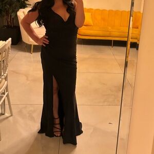 Chic Strapless Black Dress